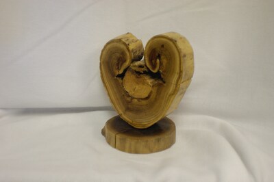 Natural Wood Heart - image4